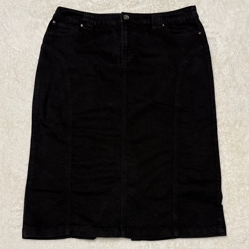Christopher & Banks Classic Black Pencil Skirt